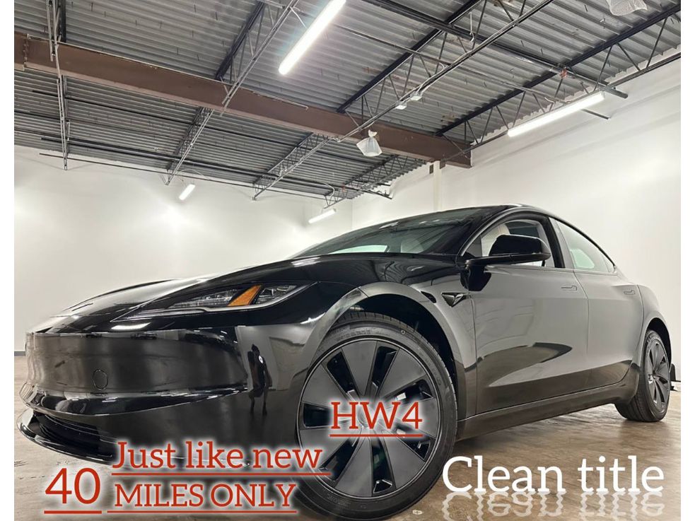 Black 2026 Tesla Model 3 Automatic