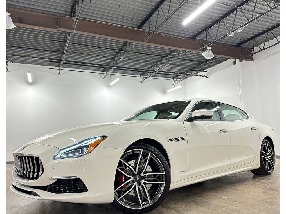 Bianco 2019 Maserati Quattroporte S GranLusso RWD Sedan Rear-Wheel Drive 8-Speed Automatic