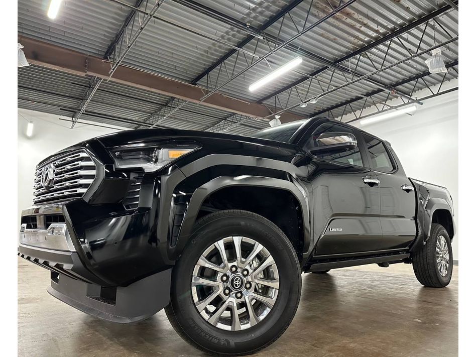Black 2024 Toyota Tacoma Pickup Truck Four-Wheel Drive 8-Speed Automatic