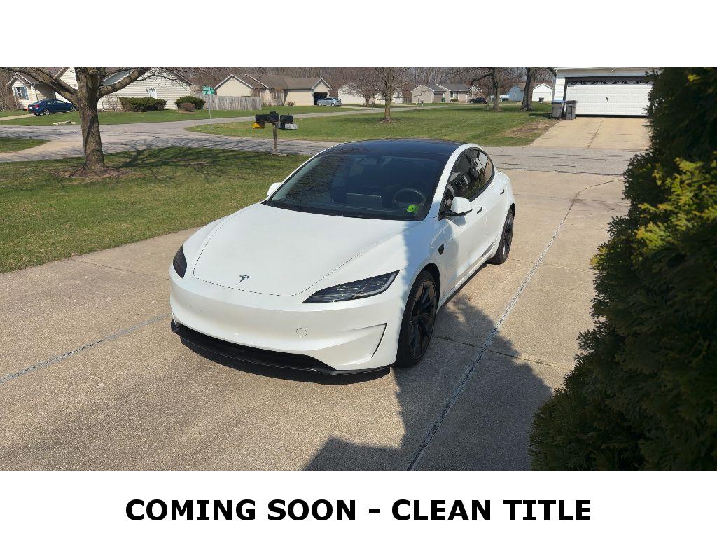 Pearl White Multi-Coat 2024 Tesla Model 3 Performance AWD Sedan All-Wheel Drive Automatic
