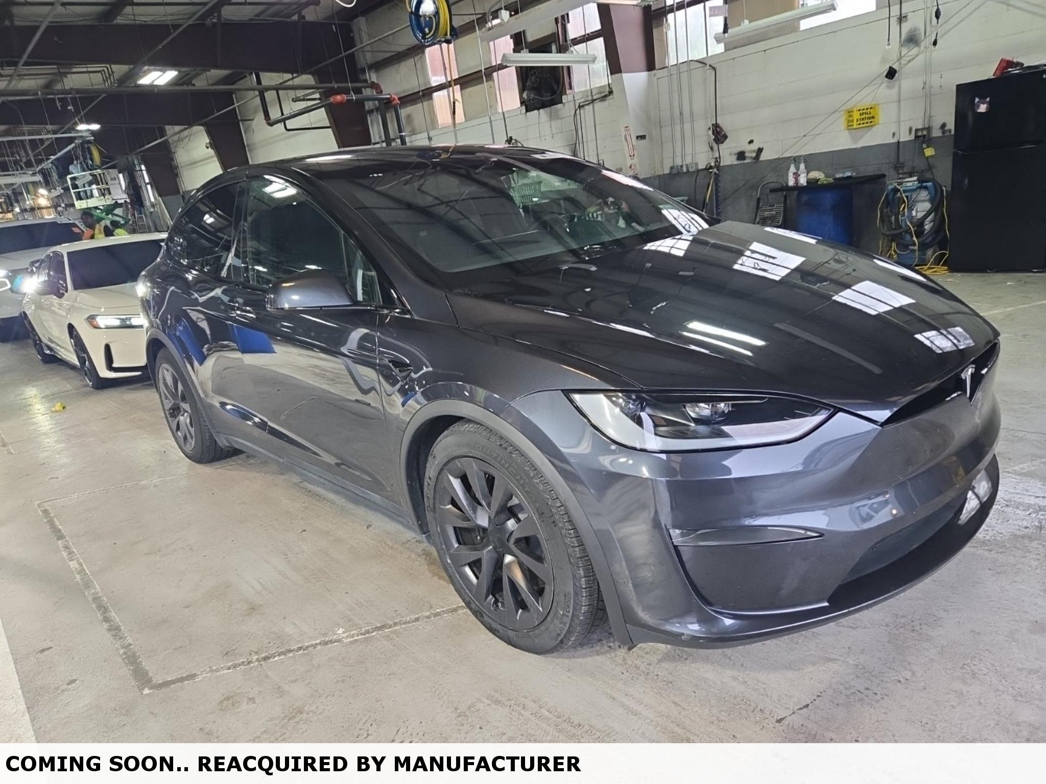Gray 2024 Tesla Model X SUV / Crossover All-Wheel Drive Automatic