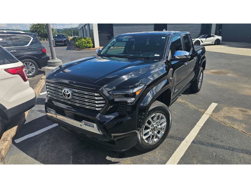 Black 2024 Toyota Tacoma Pickup Truck Four-Wheel Drive 8-Speed Automatic