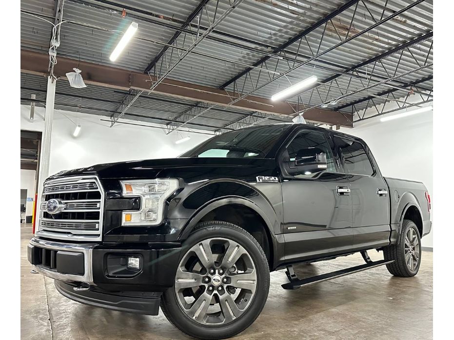 Shadow Black 2017 Ford F-150 Limited SuperCrew 4WD Pickup Truck Four-Wheel Drive Automatic