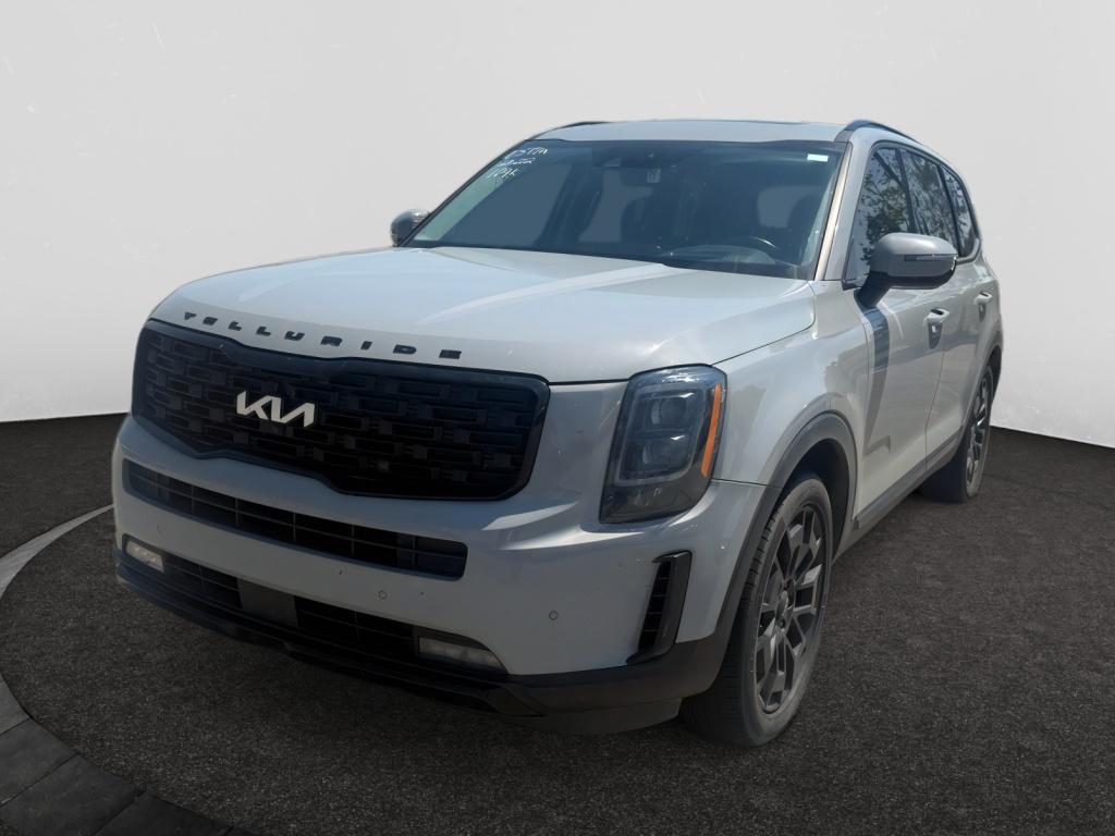 Wolf Gray 2022 Kia Telluride SX AWD SUV / Crossover All-Wheel Drive 8-Speed Automatic