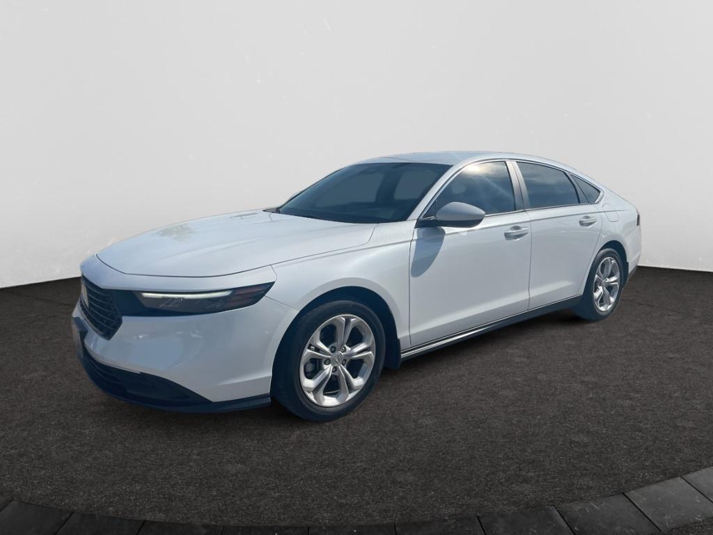 Platinum White Pearl 2023 Honda Accord LX FWD Sedan Front-Wheel Drive Continuously Variable Transmission