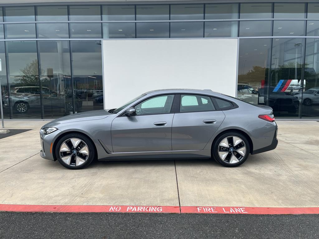 Gray (Skyscraper Grey Metallic) 2023 BMW i4 eDrive35 Gran Coupe FWD Sedan Rear-Wheel Drive Automatic