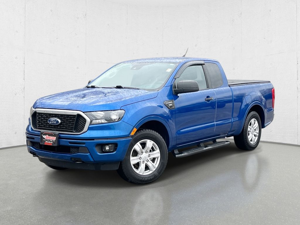 Lightning Blue Metallic 2020 Ford Ranger XLT SuperCab RWD Pickup Truck 4X2 Automatic