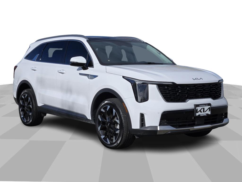 Glacial White Pearl 2025 Kia Sorento SUV / Crossover All-Wheel Drive 8-Speed Automatic