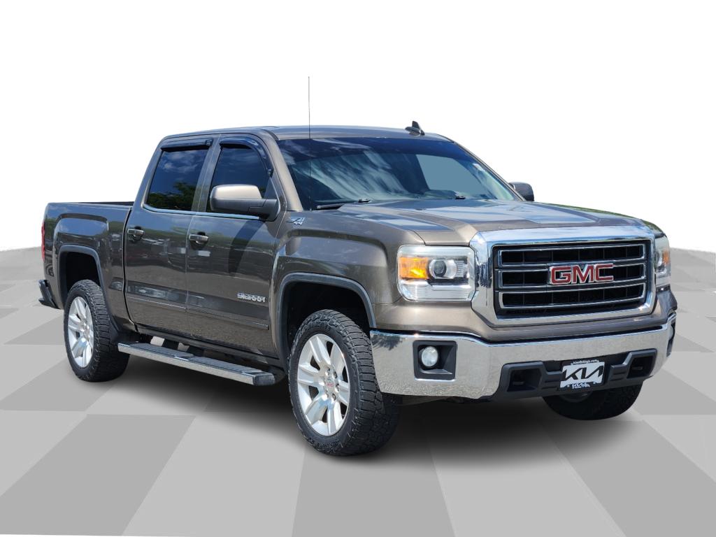 Bronze Alloy Metallic 2015 GMC Sierra 1500 SLE Crew Cab 4WD Pickup Truck Four-Wheel Drive 6-Speed Automatic