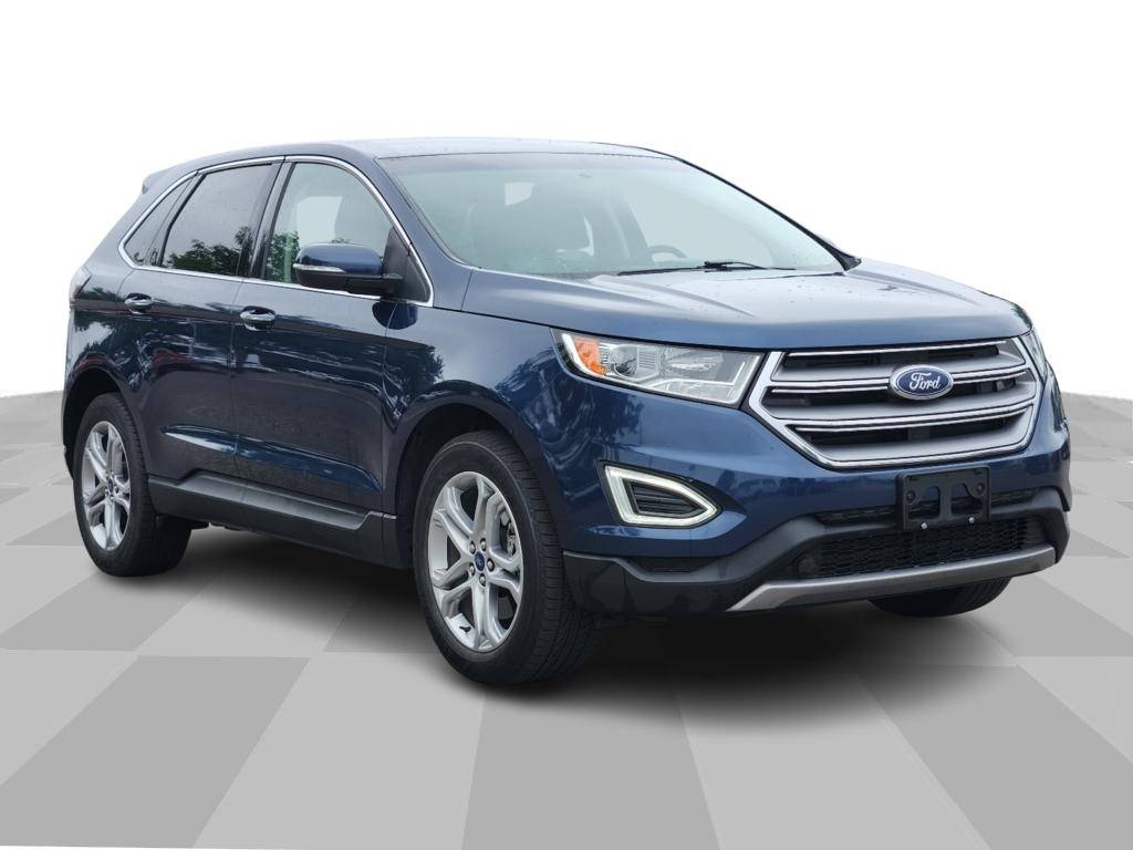 Blue Jeans Metallic 2017 Ford Edge SUV / Crossover All-Wheel Drive 6-Speed Automatic