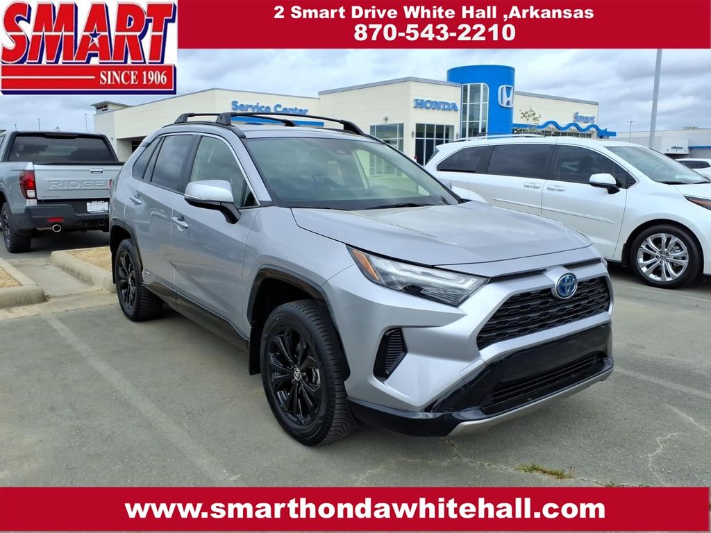 Silver Sky Metallic 2023 Toyota RAV4 Hybrid SE AWD SUV / Crossover All-Wheel Drive Continuously Variable Transmission
