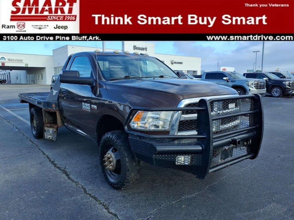 Western Brown 2015 RAM 3500 Chassis Pickup Truck Four-Wheel Drive 6-Speed Automatic