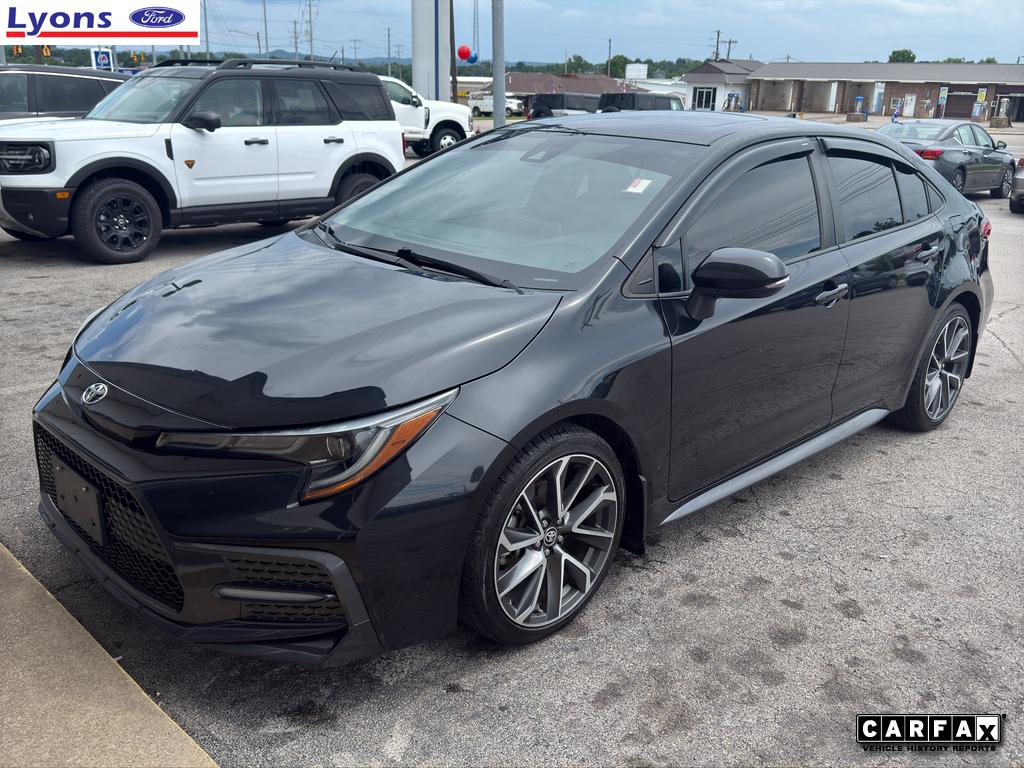 Black Sand Pearl 2020 Toyota Corolla Sedan Front-Wheel Drive Continuously Variable Transmission