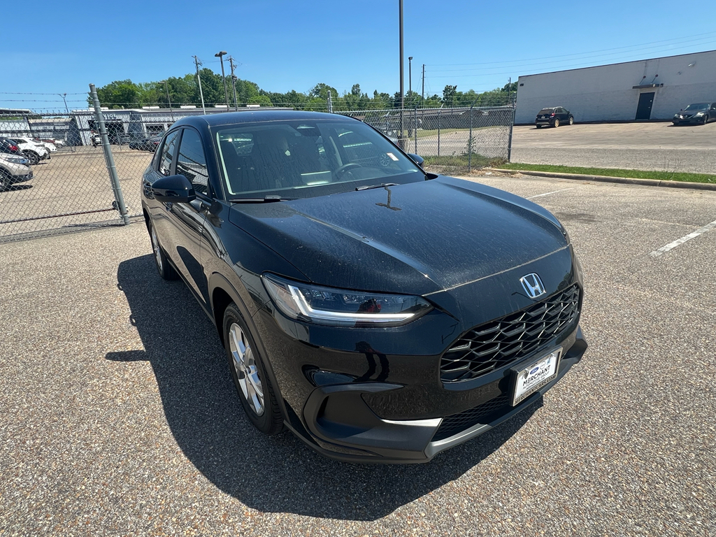 Crystal Black Pearl 2024 Honda HR-V LX FWD SUV / Crossover Front-Wheel Drive Continuously Variable Transmission