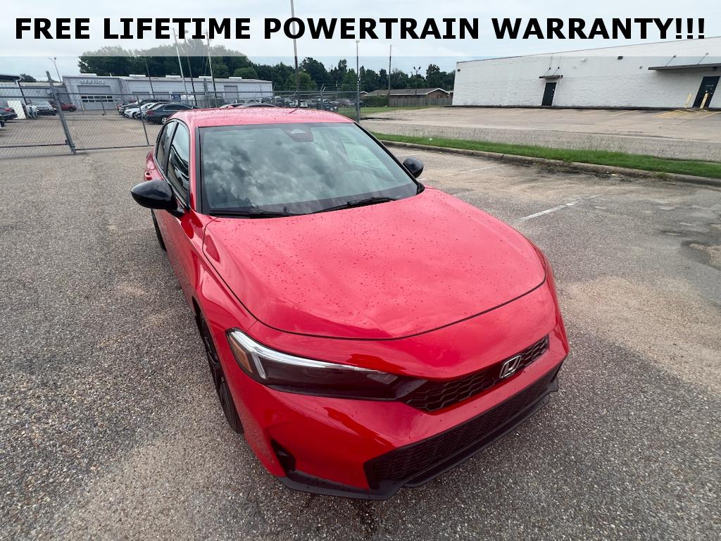 Rallye Red 2026 Honda Civic Hatchback Hatchback Front-Wheel Drive Continuously Variable Transmission