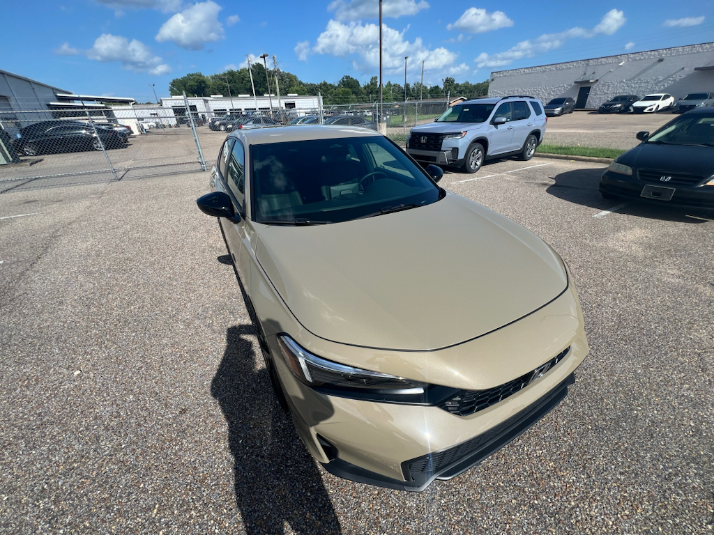 Sand Dune Pearl 2026 Honda Civic Hatchback Hatchback Front-Wheel Drive Continuously Variable Transmission