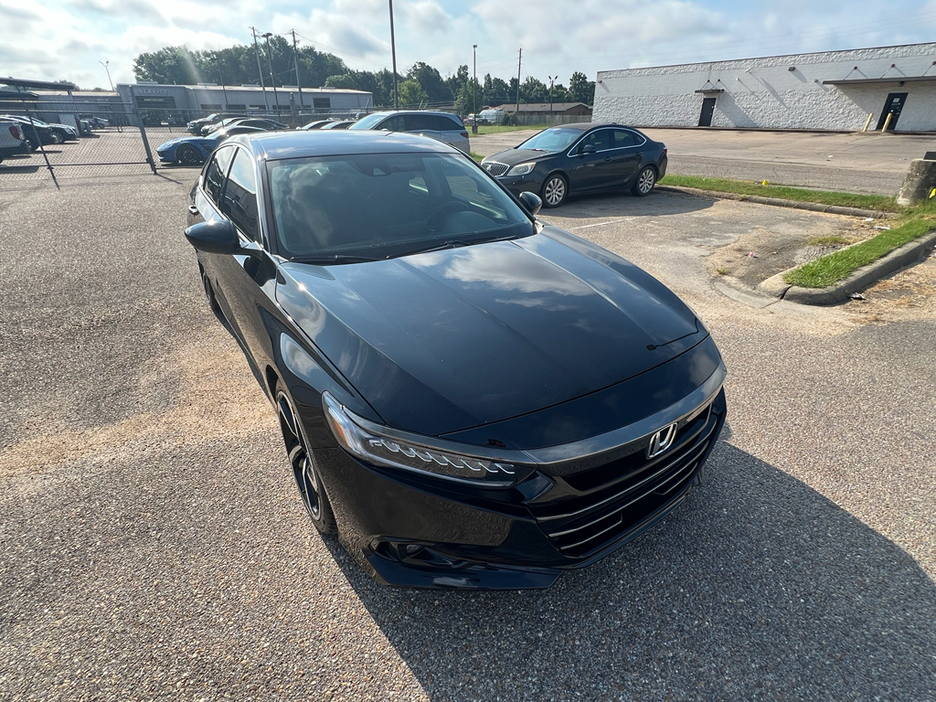 Crystal Black Pearl 2022 Honda Accord Sedan Front-Wheel Drive Continuously Variable Transmission