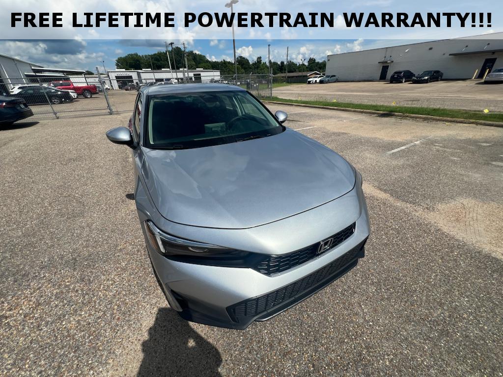 Solar Silver Metallic 2026 Honda Civic Sedan Front-Wheel Drive Continuously Variable Transmission