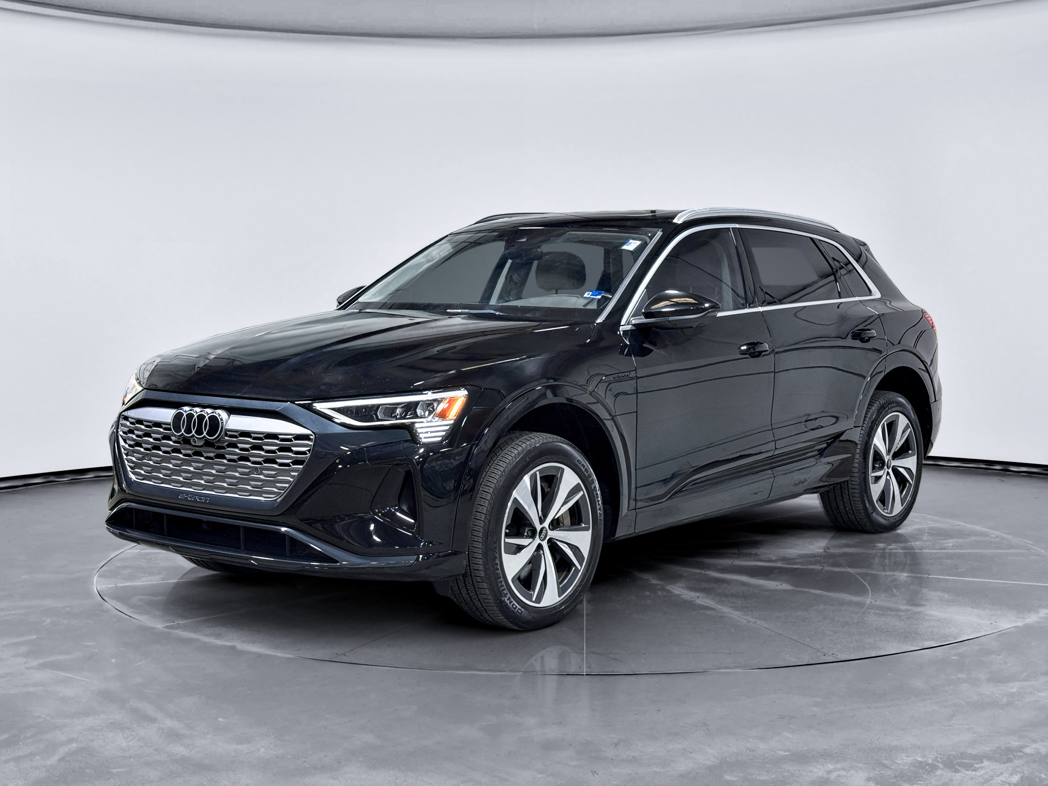 Mythos Black Metallic 2024 Audi Q8 e-tron SUV / Crossover All-Wheel Drive Automatic