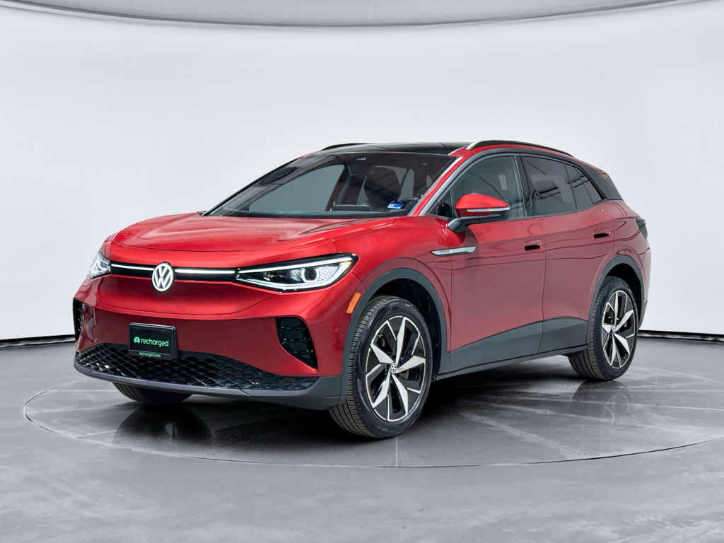 Aurora Red Metallic 2023 Volkswagen ID.4 Pro S AWD SUV / Crossover All-Wheel Drive Automatic