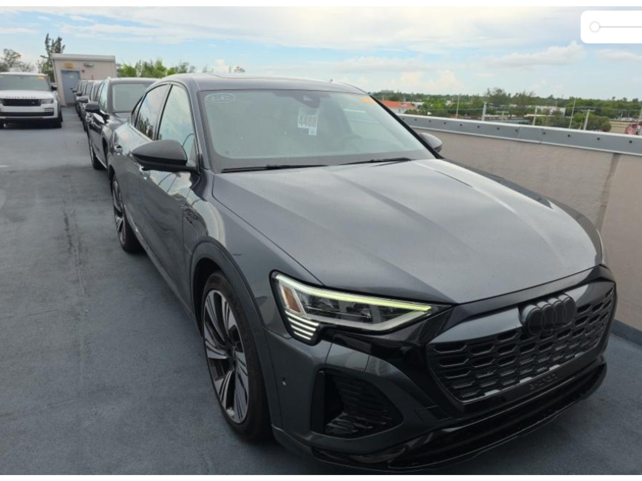 Gray 2024 Audi Q8 e-tron Sportback Sedan All-Wheel Drive Automatic