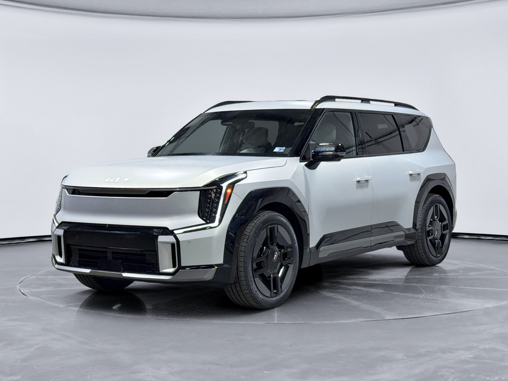 White (Ivory Silver Matte) 2024 Kia EV9 SUV / Crossover All-Wheel Drive Automatic