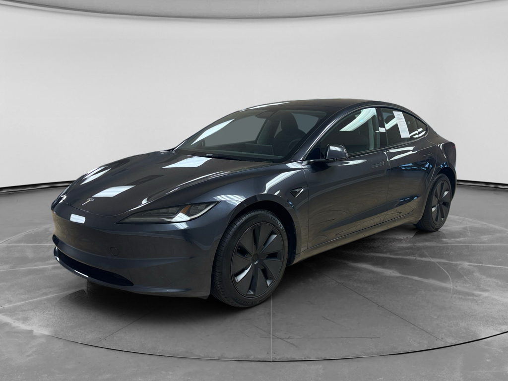 Gray (Stealth Grey) 2025 Tesla Model 3 Sedan Rear-Wheel Drive Automatic