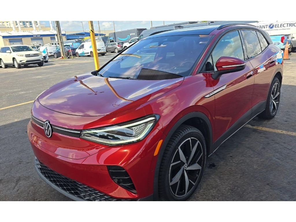 Aurora Red Metallic 2023 Volkswagen ID.4 SUV / Crossover All-Wheel Drive Automatic