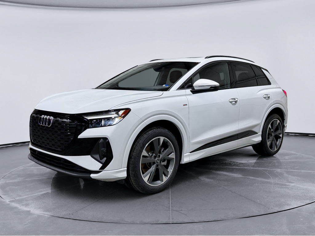 Glacier White Metallic 2023 Audi Q4 e-tron SUV / Crossover All-Wheel Drive Automatic