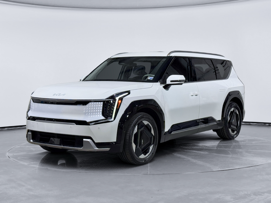Snow White Pearl 2024 Kia EV9 SUV / Crossover All-Wheel Drive Automatic