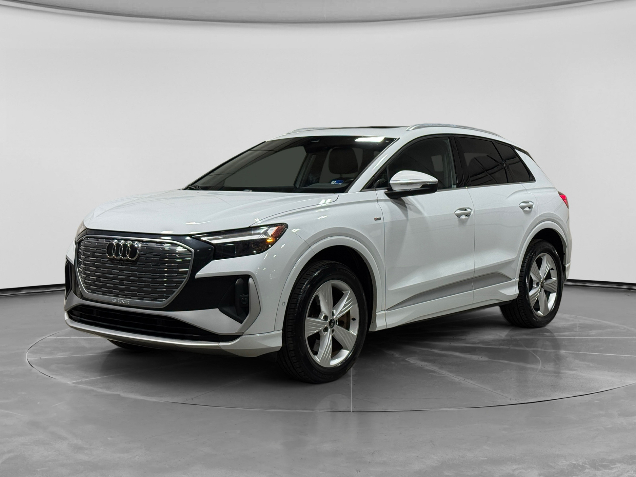 White 2023 Audi Q4 e-tron SUV / Crossover All-Wheel Drive Automatic