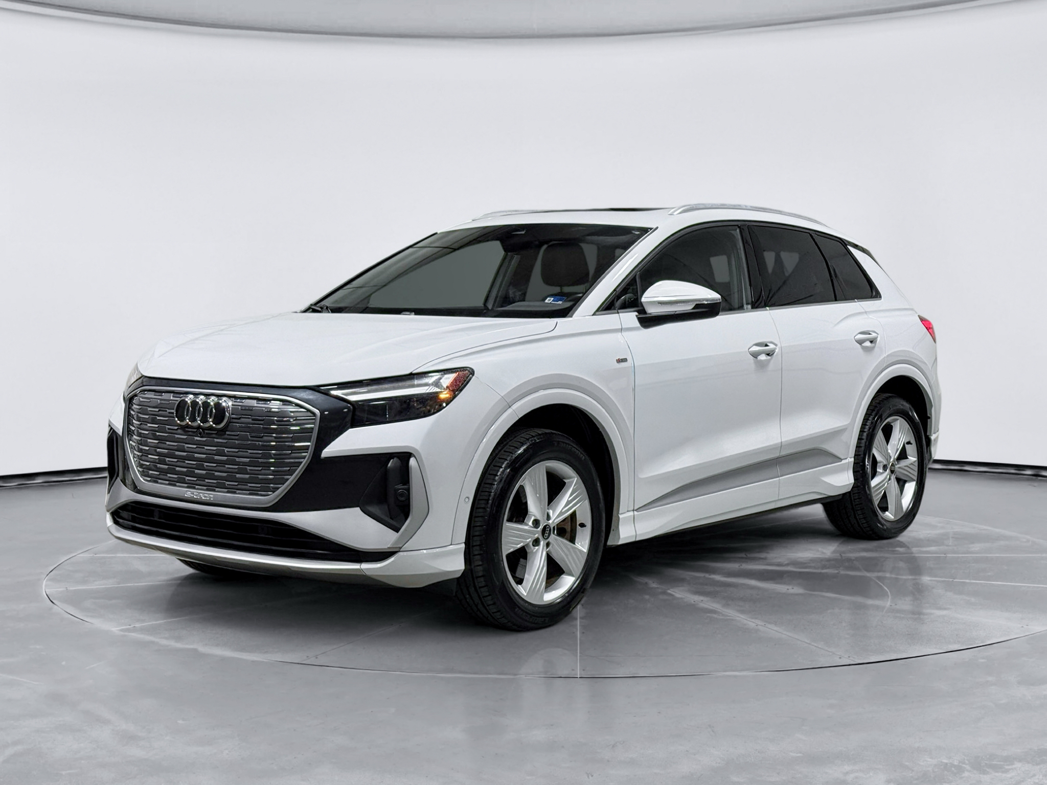 White 2023 Audi Q4 e-tron SUV / Crossover All-Wheel Drive Automatic