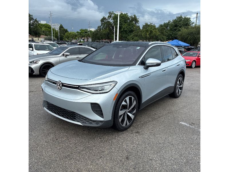 Scale Silver Metallic 2021 Volkswagen ID.4 SUV / Crossover All-Wheel Drive Automatic