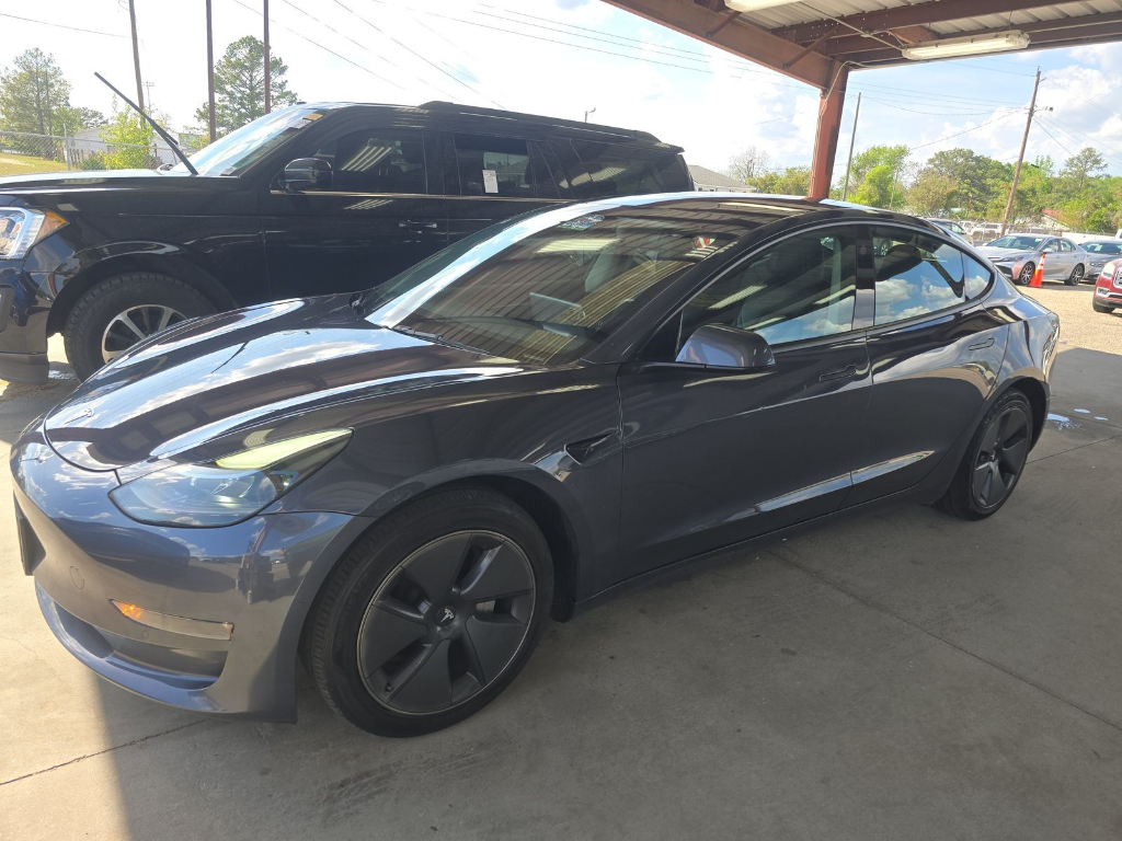 Midnight Silver Metallic 2022 Tesla Model 3 Long Range AWD Sedan All-Wheel Drive Automatic