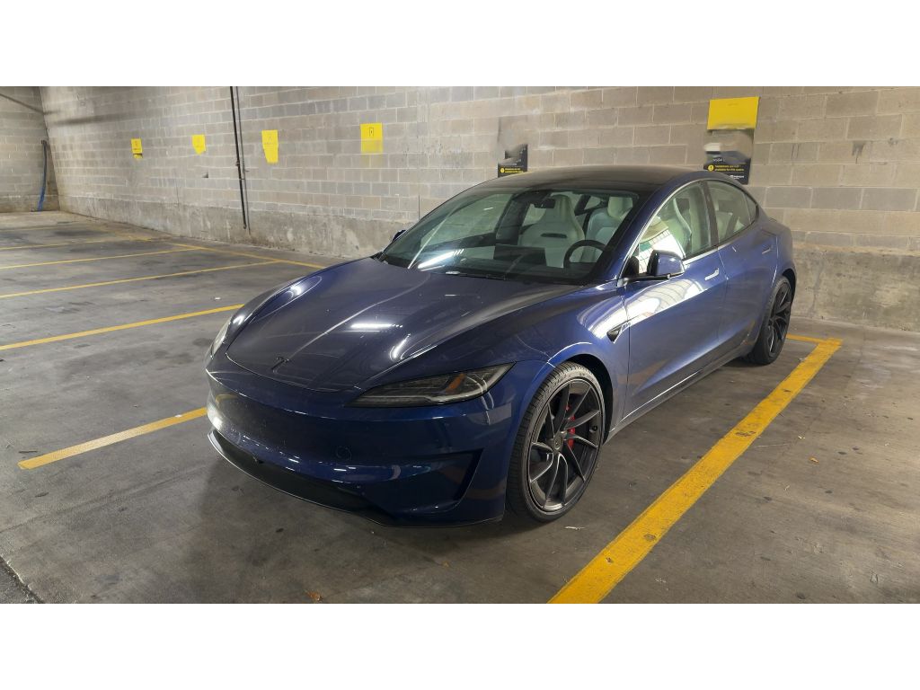 Deep Blue Metallic 2026 Tesla Model 3 Sedan All-Wheel Drive Automatic