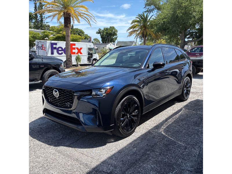 Deep Crystal Blue Mica 2025 Mazda CX-90 PHEV Premium Sport AWD SUV / Crossover All-Wheel Drive 8-Speed Automatic