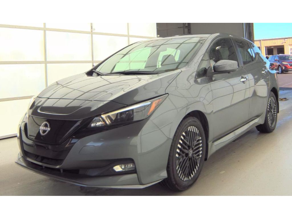Gray (Gun Metallic) 2024 Nissan LEAF Hatchback Front-Wheel Drive Automatic