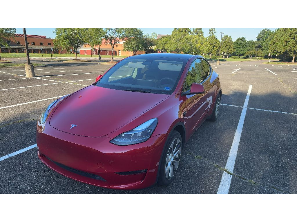 Red Multi-Coat 2023 Tesla Model Y SUV / Crossover All-Wheel Drive Automatic