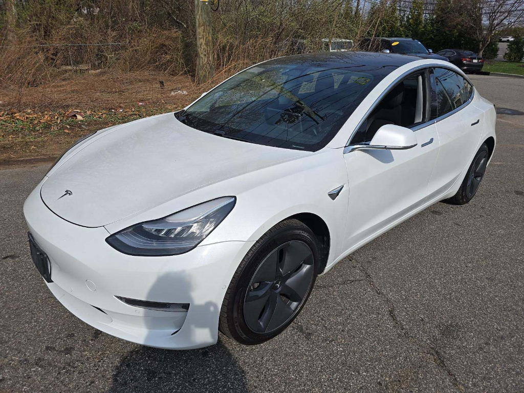Pearl White Multi-Coat 2020 Tesla Model 3 Long Range AWD Sedan All-Wheel Drive Automatic