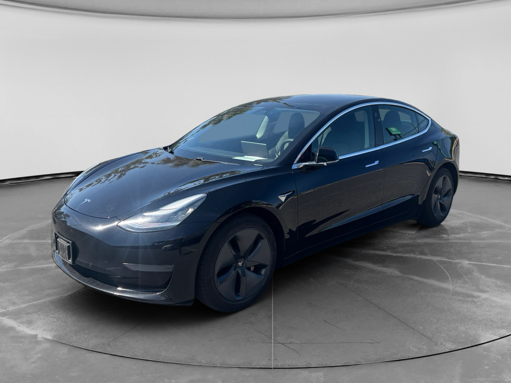Solid Black 2020 Tesla Model 3 Sedan All-Wheel Drive Automatic