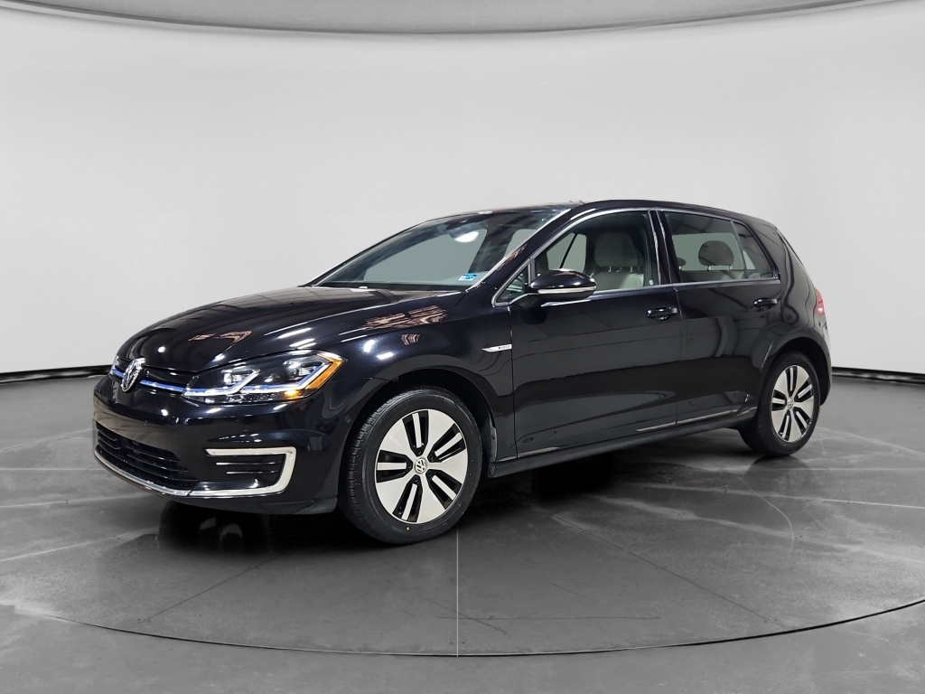 Deep Black Pearl 2019 Volkswagen e-Golf SEL Premium FWD Hatchback Front-Wheel Drive Automatic