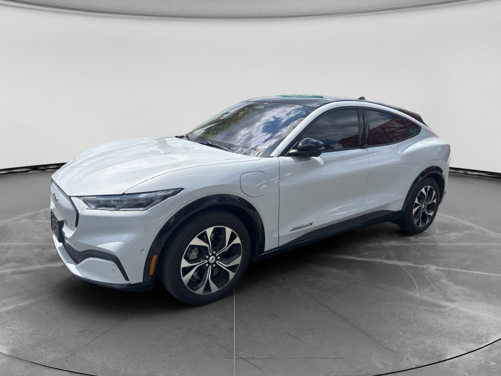 Space White Metallic 2021 Ford Mustang Mach-E SUV / Crossover All-Wheel Drive Automatic