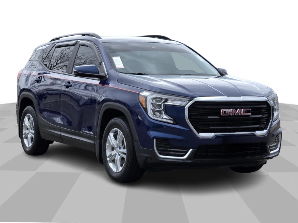 Marine Metallic 2023 GMC Terrain SLE AWD SUV / Crossover All-Wheel Drive 9-Speed Automatic