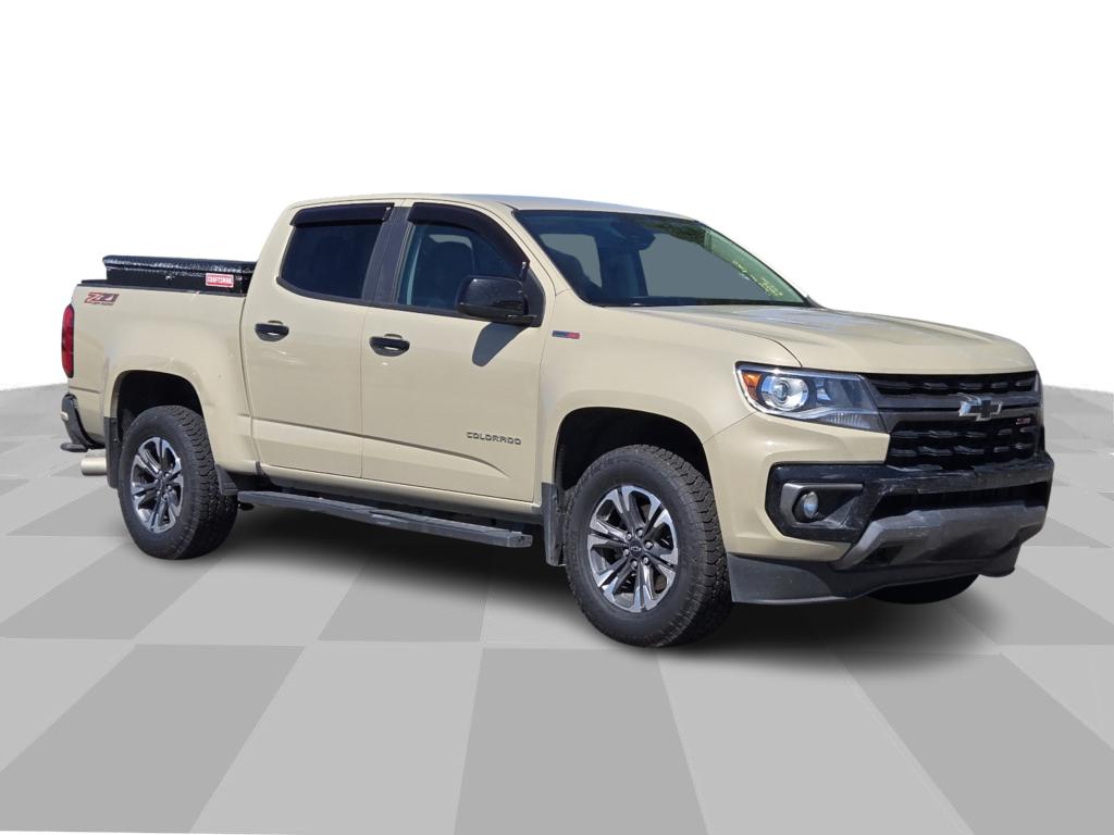 Sand Dune Metallic 2021 Chevrolet Colorado Pickup Truck Four-Wheel Drive Automatic