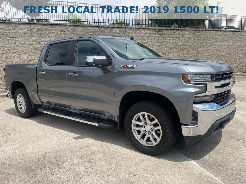 Gray (Satin Steel Metallic) 2019 Chevrolet Silverado 1500 Pickup Truck Four-Wheel Drive 8-Speed Automatic