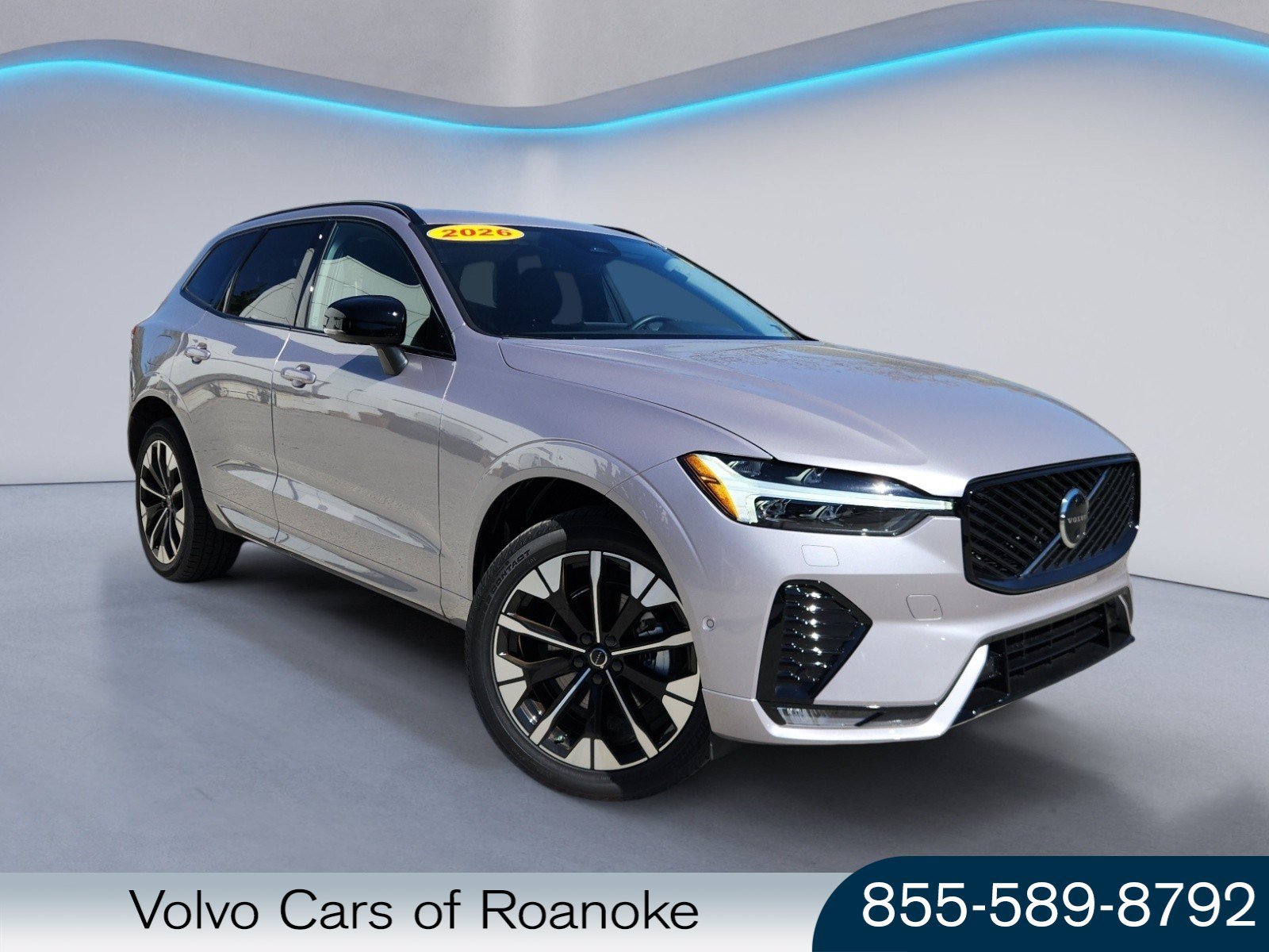 Aurora Silver 2026 Volvo XC60 SUV / Crossover All-Wheel Drive 8-Speed Automatic