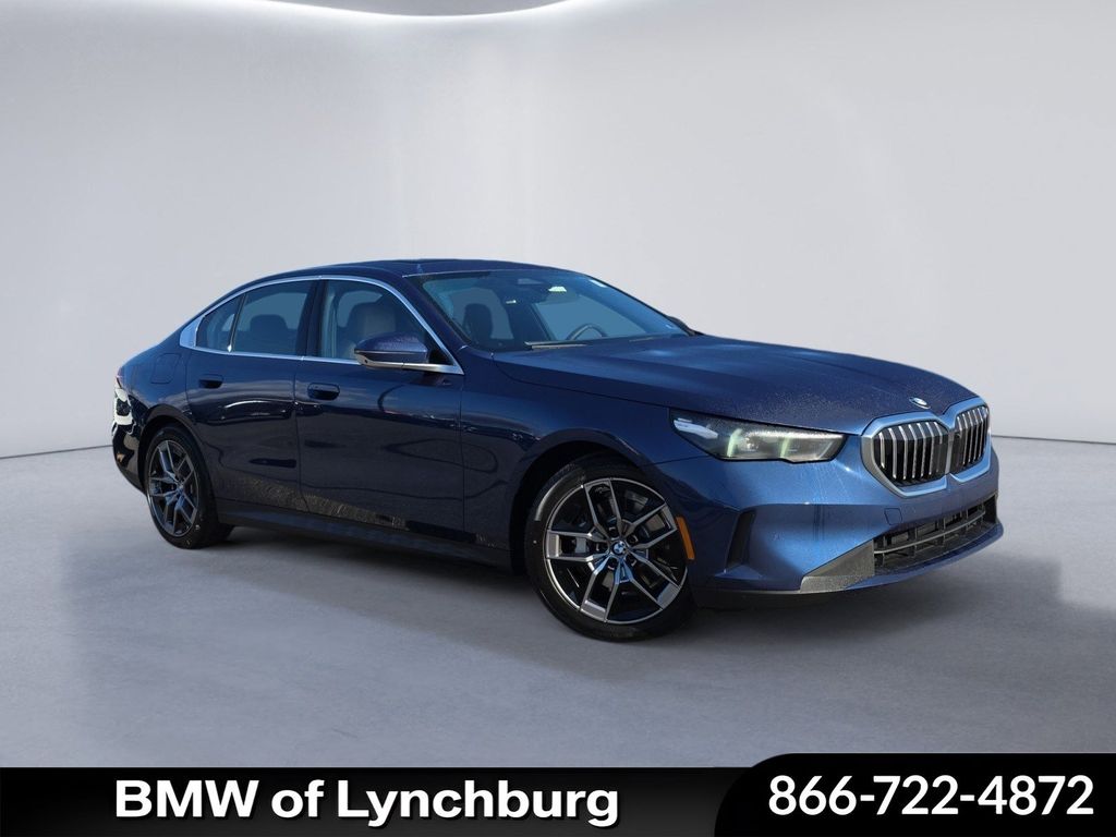 Phytonic Blue Metallic 2026 BMW 5 Series Sedan All-Wheel Drive 8-Speed Automatic