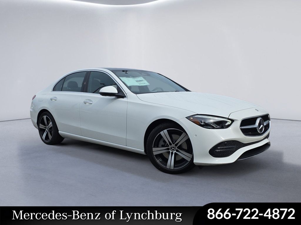 Polar White 2026 Mercedes-Benz C-Class Sedan All-Wheel Drive 9-Speed Automatic