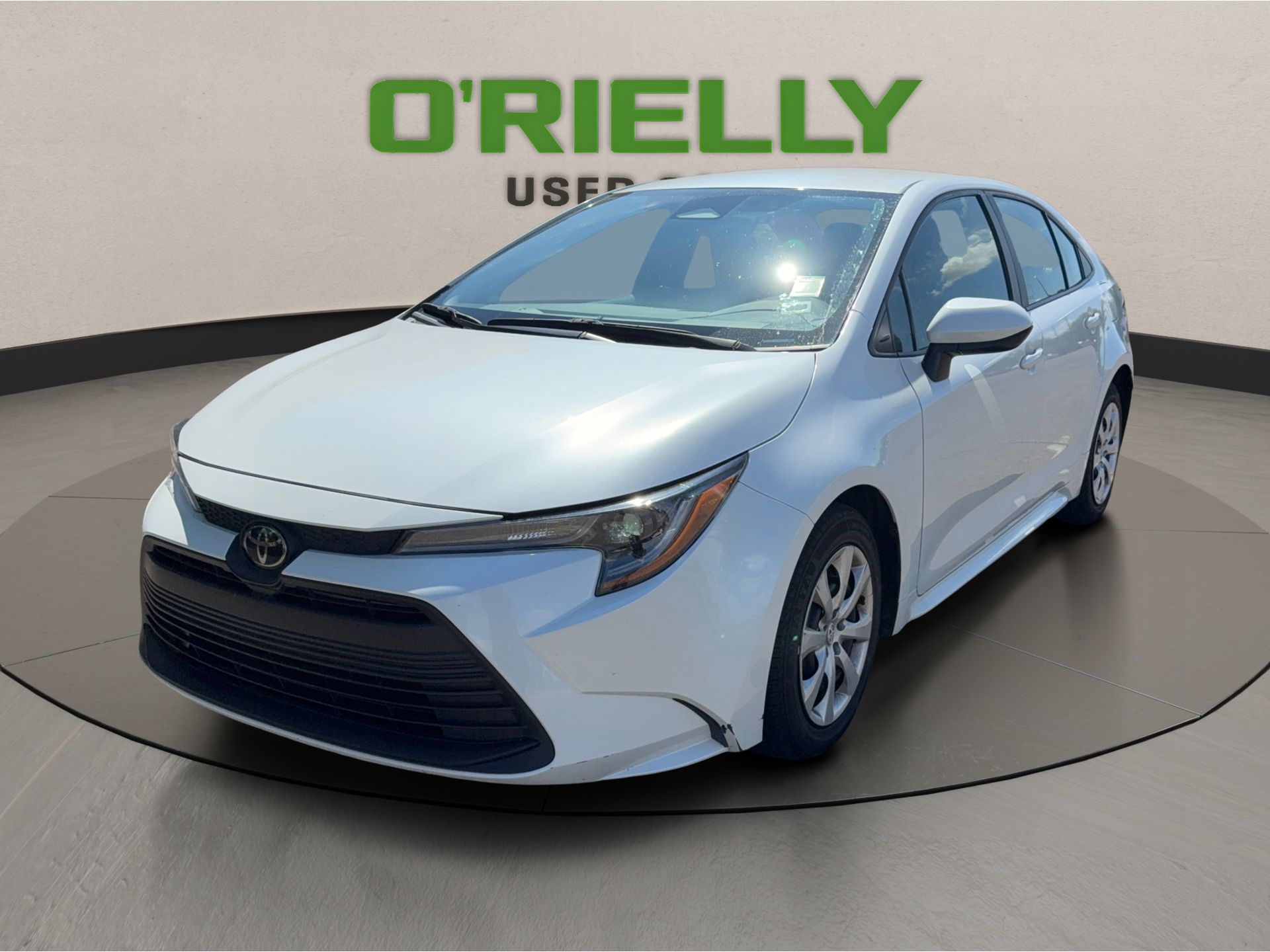 White 2025 Toyota Corolla Sedan Front-Wheel Drive Automatic