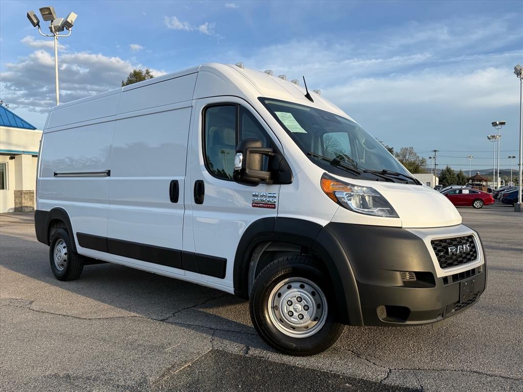 Bright White Clearcoat 2022 RAM ProMaster 2500 159 High Roof Cargo Van FWD Van Front-Wheel Drive 9-Speed Automatic